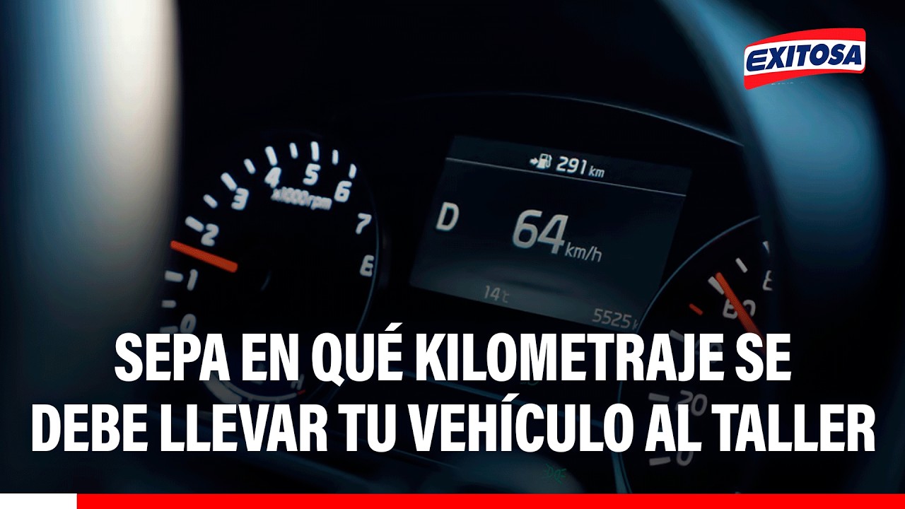 🔴🔵 Sepa en qué kilometraje se debe llevar tu vehículo al taller para el mantenimiento