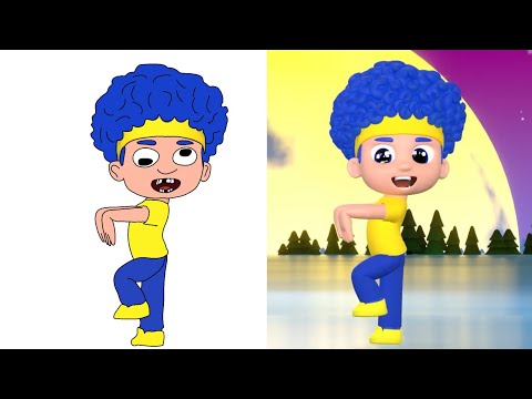 Zombie Dance with New D Billions Heros Drawing Meme