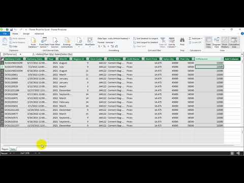 Power Query and Power Pivot