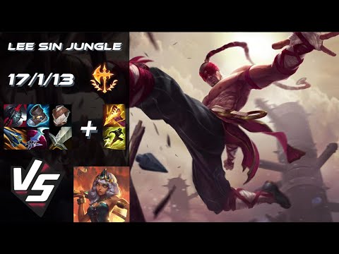 JUNGLE Lee Sin vs Qiyana - EU Grandmaster Patch 25.22