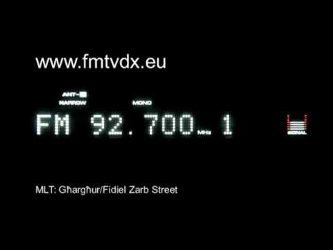 FM DX sporadic E Malta Gharghur Radio One 92.7 MHz