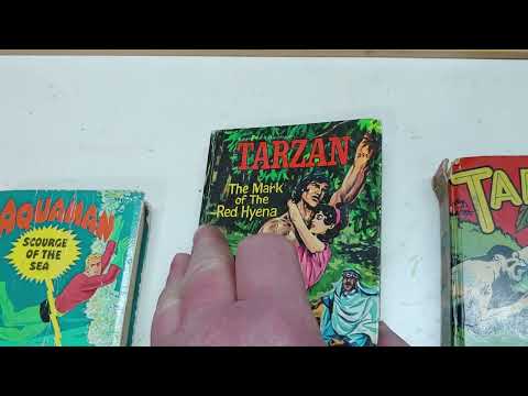 EP 81 Big Little Books. Tarzan, The Buccaneers, Aquaman, Fantastic Four etc. Russ Manning.