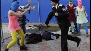 Video  Pussy Riot whipped by Cossack in Sochi performance failNew HD  Video  Pussy Riot whipped by C