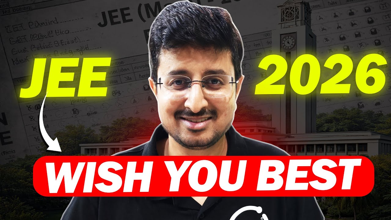 JEE 2026: Final Words | Paper & Exam Hall | Best Wishes | Eduniti | Mohit Sir