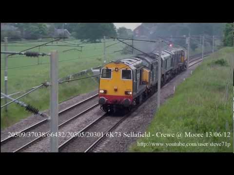 20309/37038/66432/20305/20301 6K73 Sellafield - Crewe @ Moore 13/06/12