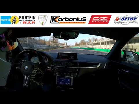 BMW M2 Competition F87N OnBoard- 1:59.6 Monza Circuit