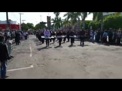 Desfile Cívico de 7 de setembro Três lagoas MS Banda de percussão famusc