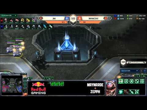 AHGL S3 - SC2 Playoffs Round 1: Intel vs. IBM game 1 by Maynarde and Zepph