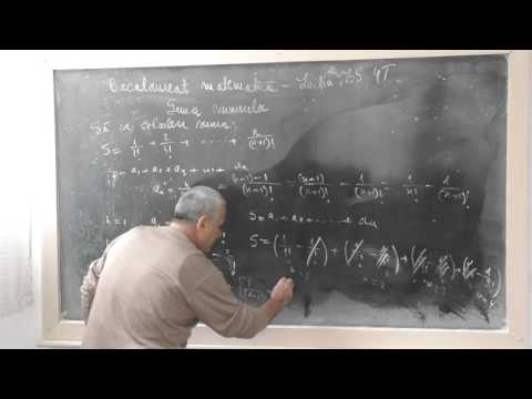 Lectia BAC 56  - Suma numerelor sub forma de fractie