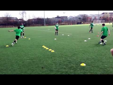 Technical Training session in Glasgow for the 97 boys
