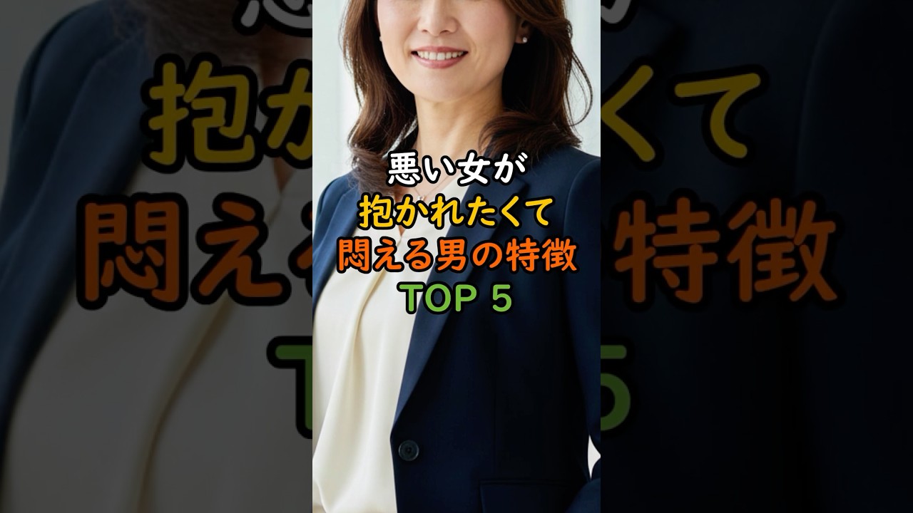 悪い女が抱かれたくて悶える男の特徴 TOP 5 #心理学 #雑学 #恋愛