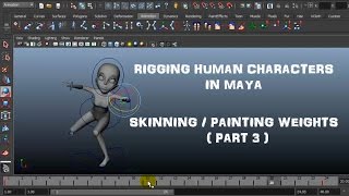 Rigging A Human Character in Maya 2013 (Part 3 of 3) (Rosalina Model)