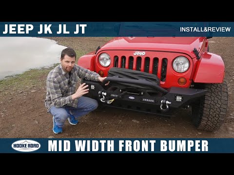 New Year Deals Jeep Front Bumper & Front Skid Plate | Wrangler JK JL & Gladiator JT