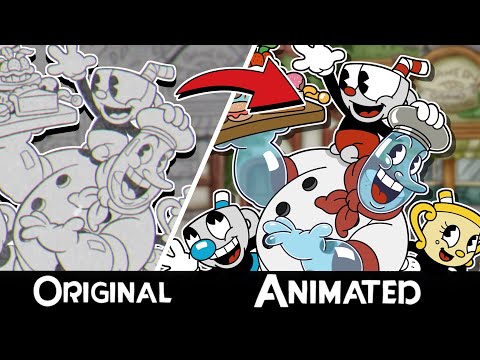 Cuphead DLC Epilogue ANIMATED! (+Comparison)