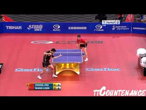 Table Tennis Service Receive Slow Motion