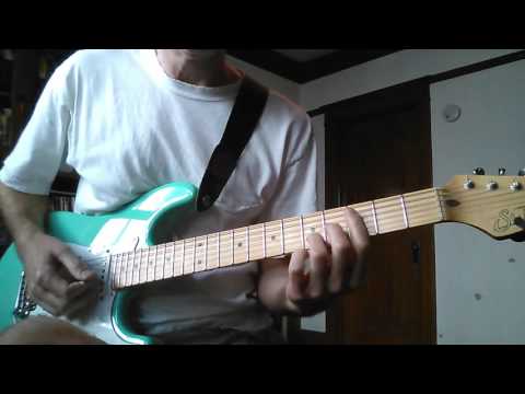 jazzy blues guitar chord melody turnaround in F