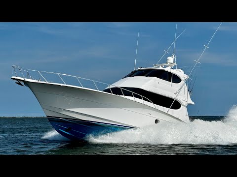 2008 Hatteras 64 ENCLOSED BRIDGE Aces Up Video