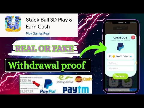 Stack Ball 3D Play Earn Cash App Real & Fake | payment proof 🔥