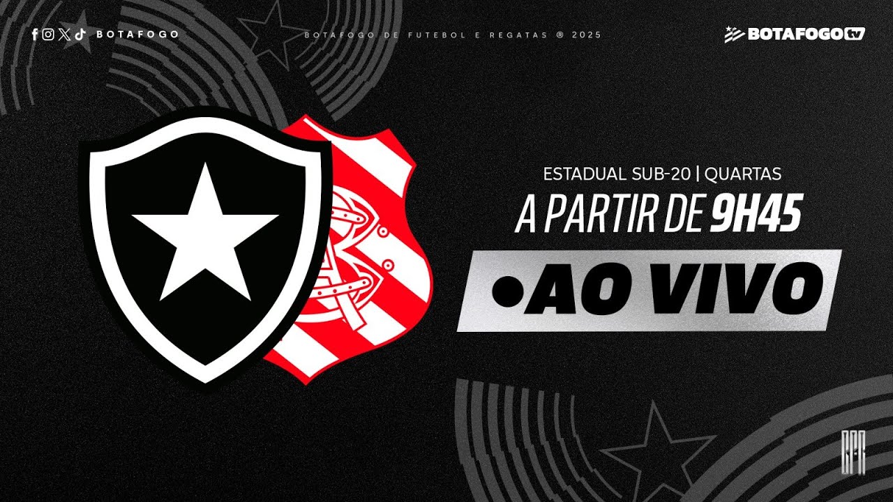 AO VIVO | Em vantagem, Botafogo enfrenta Bangu no jogo da volta das quartas do Carioca Sub-20 AO VIVO | Em vantagem, Botafogo enfrenta Bangu no jogo da volta das quartas do Carioca Sub-20