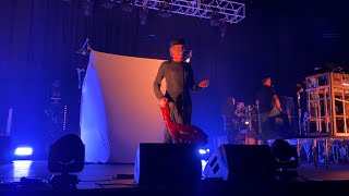 Nivek Ogre of Skinny Puppy @ soundcheck on why his performances have changed over the years.