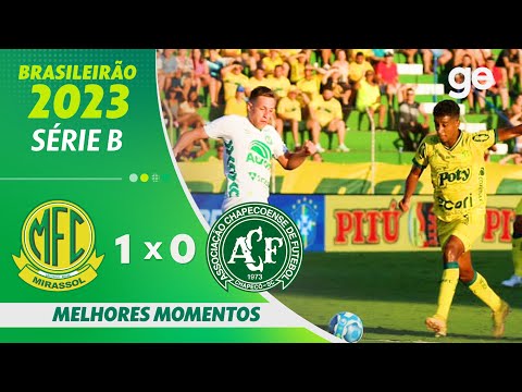 Gols e lances de Mirassol x Chapecoense
