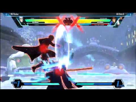 UMVC3 EVO 2014 TOP 8 Chris G vs  Flocker HD