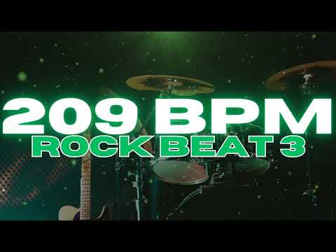 209 BPM - Rock Drum Beat - Loop 3