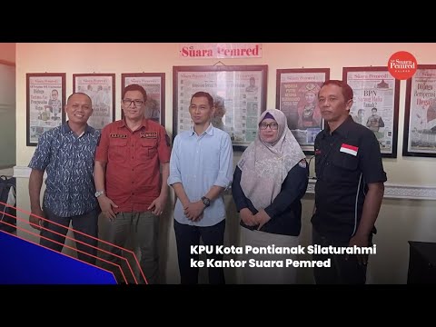 Video of KPU Kota Pontianak Silaturahmi ke Kantor Harian Suara Pemred