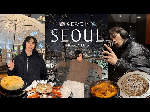 【Jack Gohr Seoul Vlog】I FINALLY SAW SNOW!! and it's my 4th time in Korea this year!