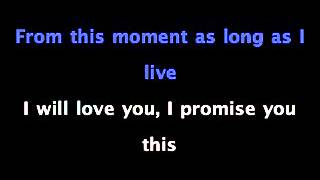 From This Moment - Shania Twain Ft. Bryan White - KARAOKE SING ALONG with Lyrics