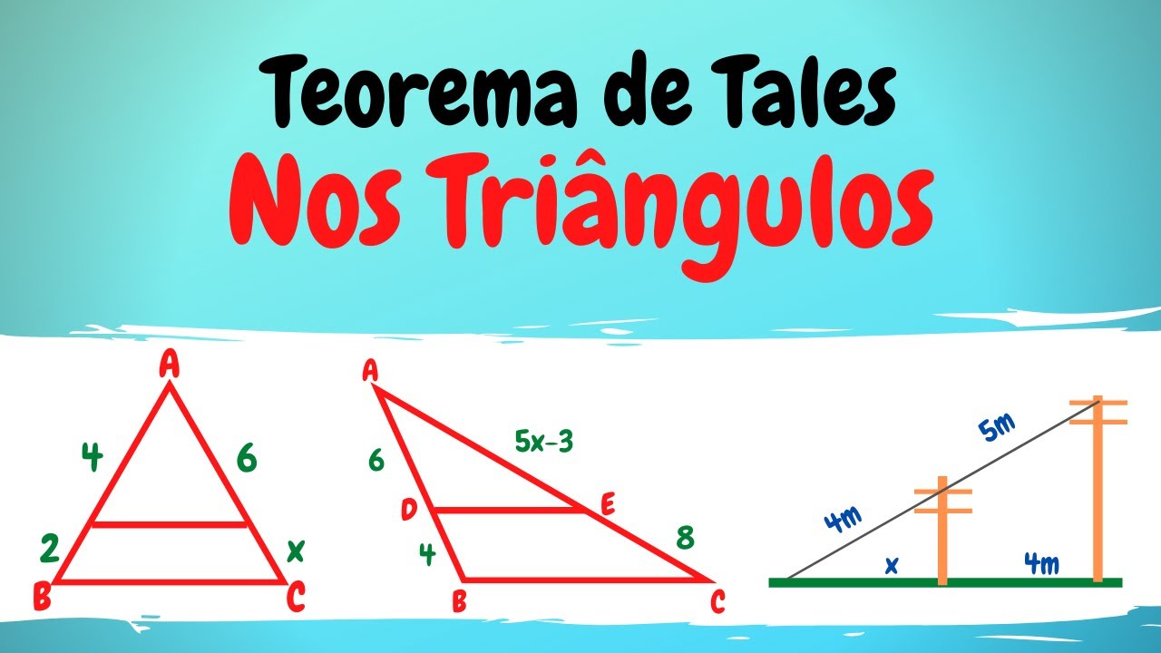 TEOREMA DE TALES NOS TRIÂNGULOS – COMO APLICAR