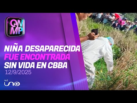 Hallan sin vida a Adriana, niña desaparecida en el trópico de Cochabamba, en Que No Me Pierda