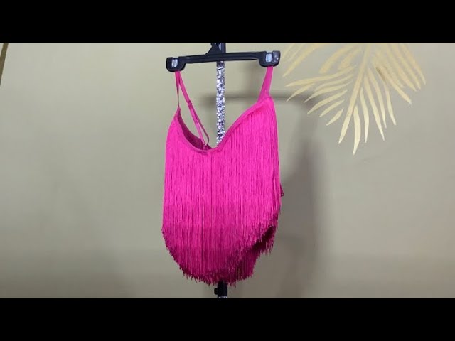 Vídeo relacionado con Genérico Sujetador con Flecos para espectáculos de Danza y Moda para Mujer (White, One Size)