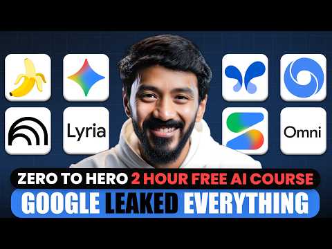 Thumbnail zu Google's SECRET 8 AI Tools Just REPLACED Every Paid AI Tool (100% FREE Stack)