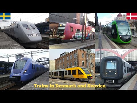 Trains in Denmark and Sweden - Trainspotting I DSB I S-Tog I Öresundståg I SJ I Skånetrafiken