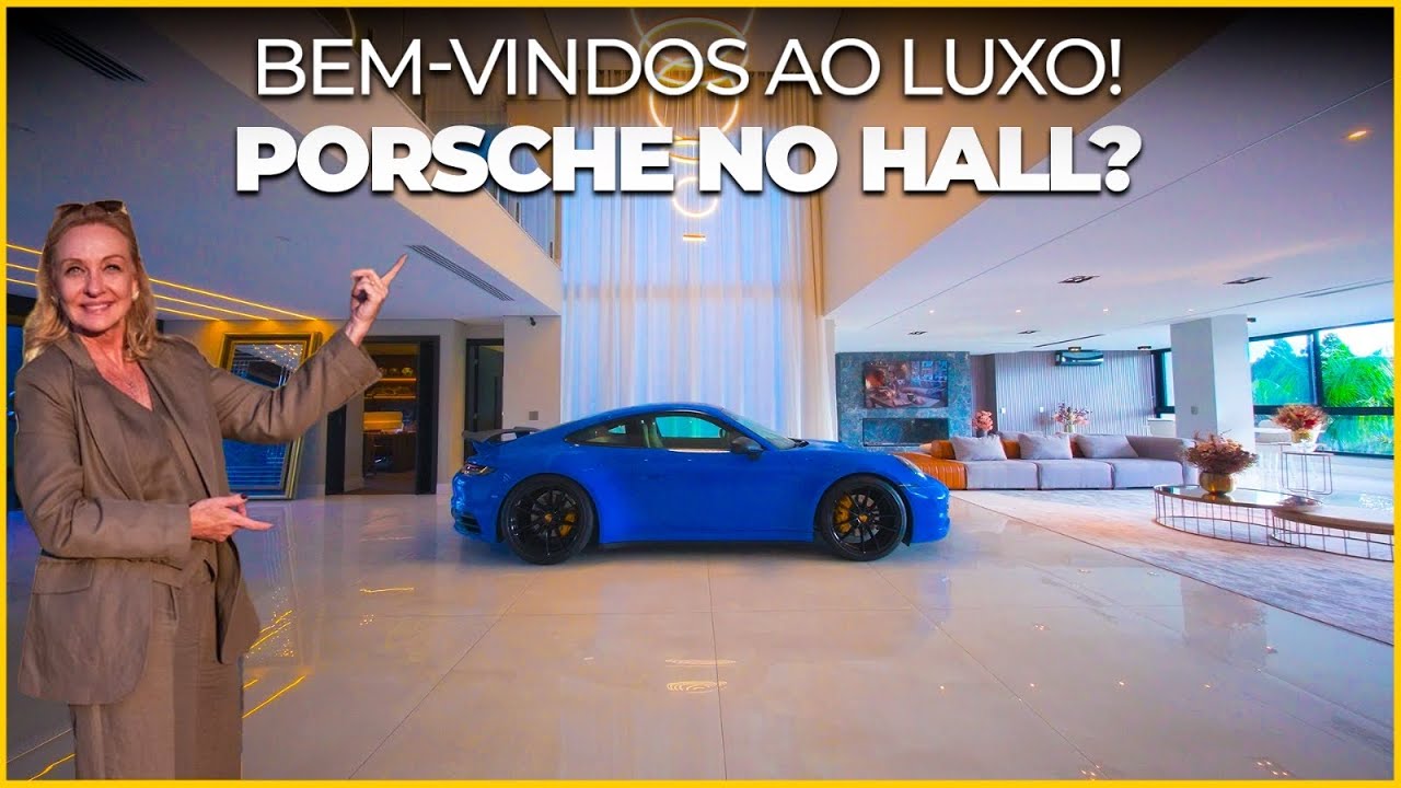 Residência de Alto Padrão à Venda em Alphaville com 5 Suítes, Elevador e Vista Privilegiada