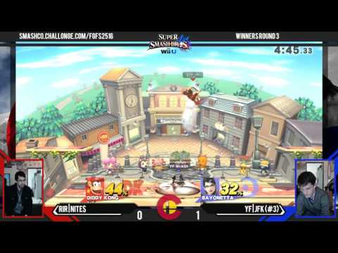 FGF30 - RiR|Nite$ (Diddy Kong) Vs. YF|JFK (Yoshi, Bayonetta) - WR3