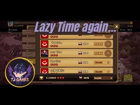 VS Lazy Time & Four-leaf Clover guild [G3 Siege]