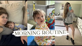 SPEND THE MORNING WITH US | morning routine, teething, learning to eat, Trader Joe's haul & more!