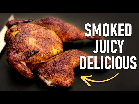 Smoked Spatchcock Chicken on a Pellet Smoker