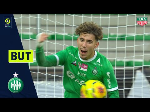 But Adil AOUCHICHE (58' - AS SAINT-ÉTIENNE) AS SAINT-ÉTIENNE - OGC NICE (1-3) 20/21