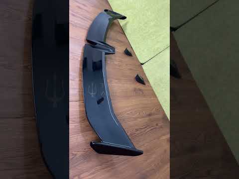 UNIVERSAL SEDAN RS SPORTS SPOILER IN GLOSS BLACK #automobile