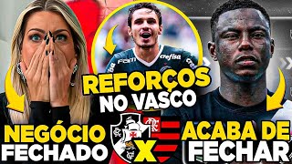 FECHADO 😱 VASCO ACABA de FECHAR com HINESTROZA e VAI ANUNCIAR CAMISA 10! NEGÓCIO FECHADO no VASCO!