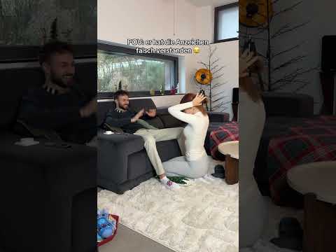 Seine Reaktion 😂 #shorts #funny