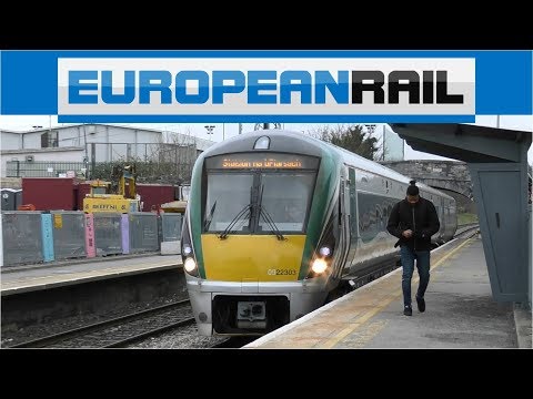 Iarnród Éireann Irish Rail ICR 22000 DMU 22003 calls at Broombridge Station