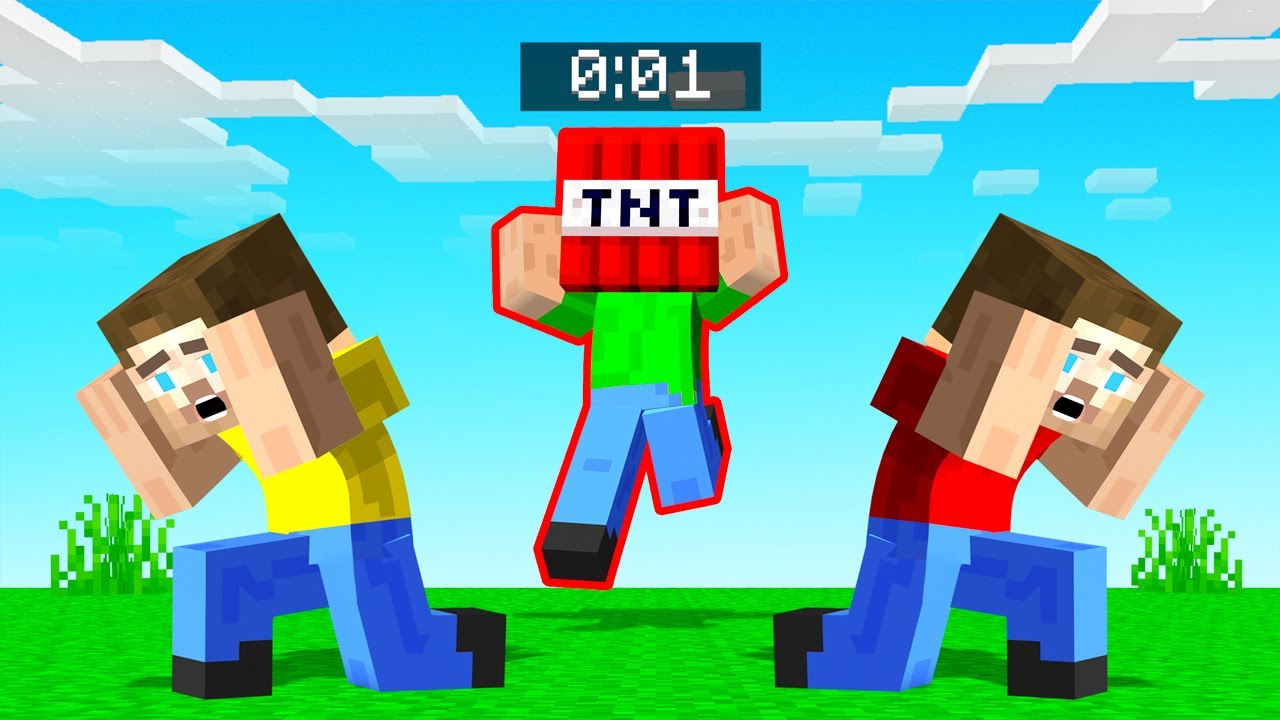 LAST PLAYER TO TOUCH THE TNT EXPLODES MINECRAFT SLOGO 