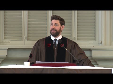 John Krasinski '01 delivers Brown University's Baccalaureate address, “What do I know?"
