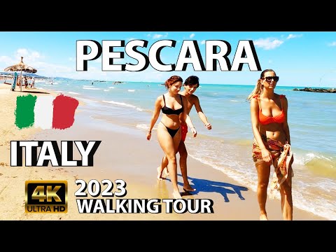Pescara, Italy 4K UHD Walking Video
