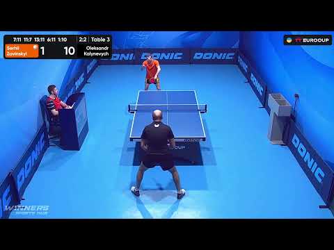 13:15 Serhii Zavinskyi - Oleksandr Kalynevych 01.10.2023 TT Euro.Cup Ukraine Professional. TABLE 3