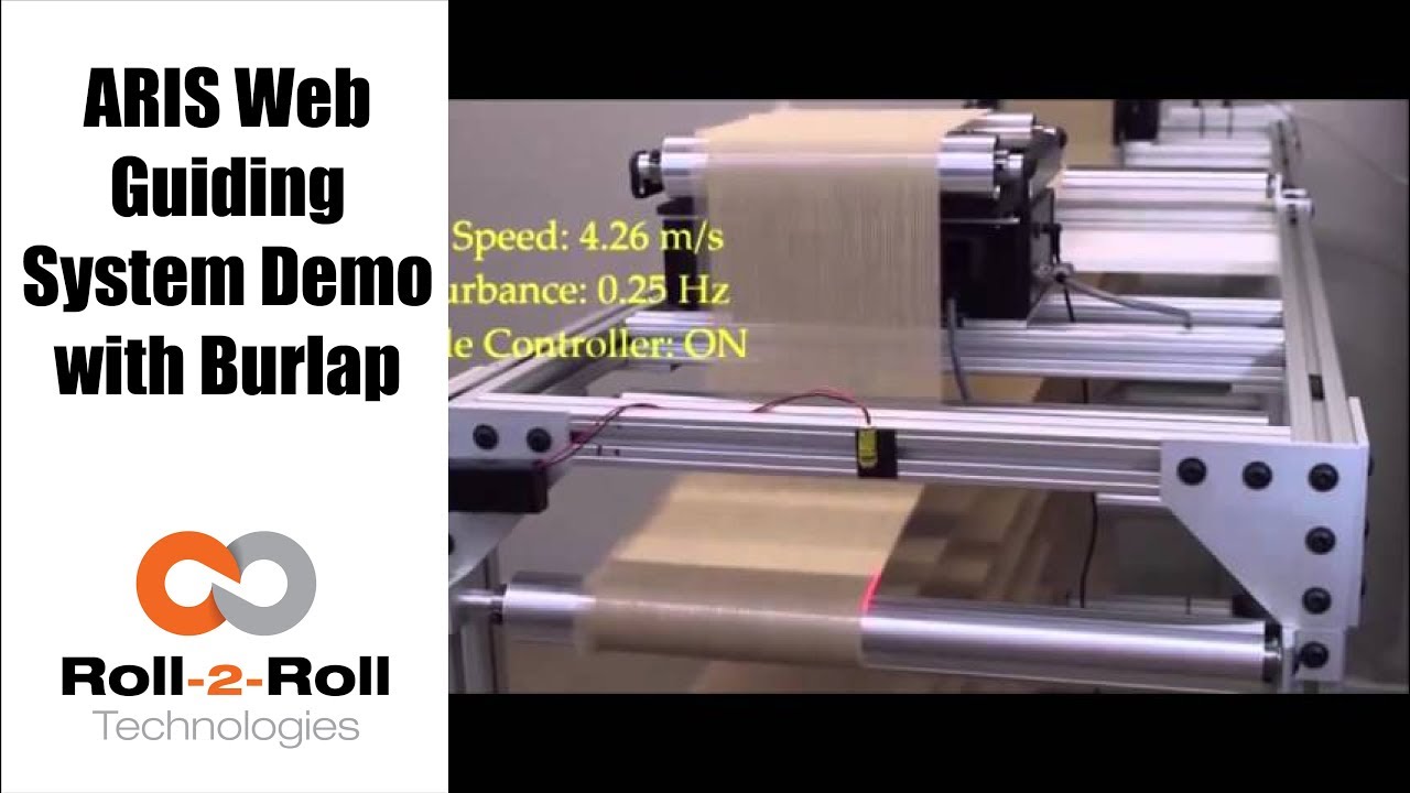 
<span>Compact web guiding system demo with Burlap web</span>
